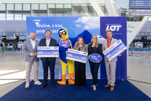 Lotem bliżej do Oslo, Bergen i Brukseli z Gdańska