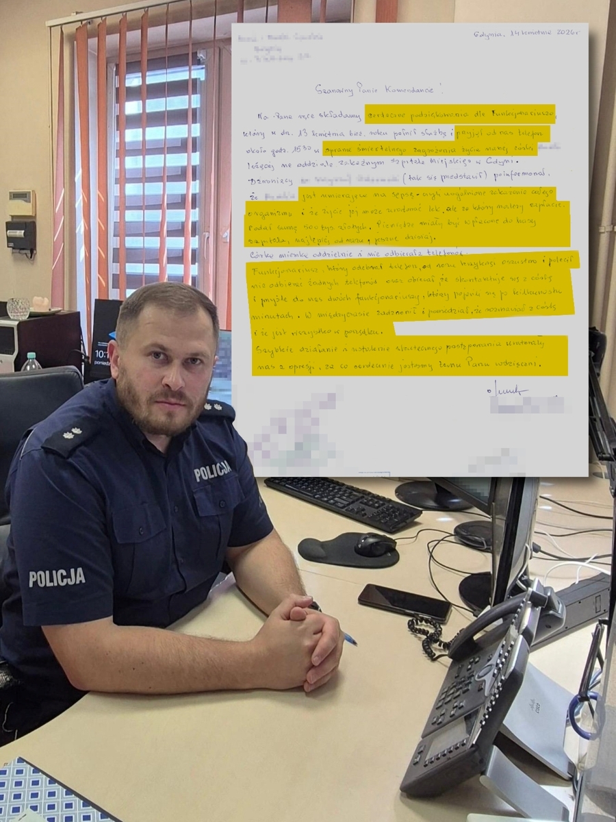 Policjant zapobiegł próbie oszustwa metodą na „lekarza”. Apel o czujność.