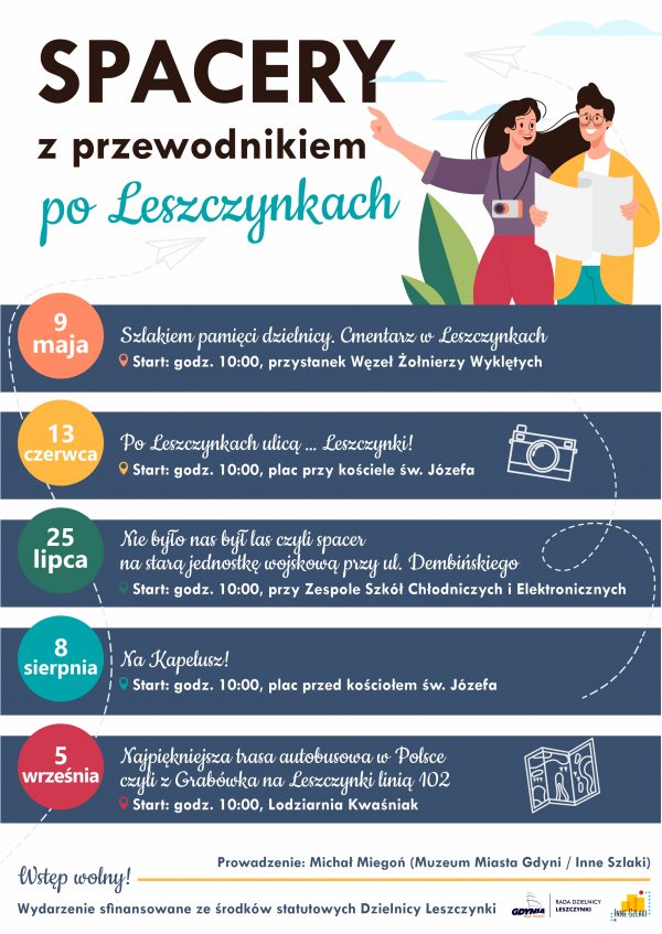 Spacery z przewodnikiem po Leszczynkach