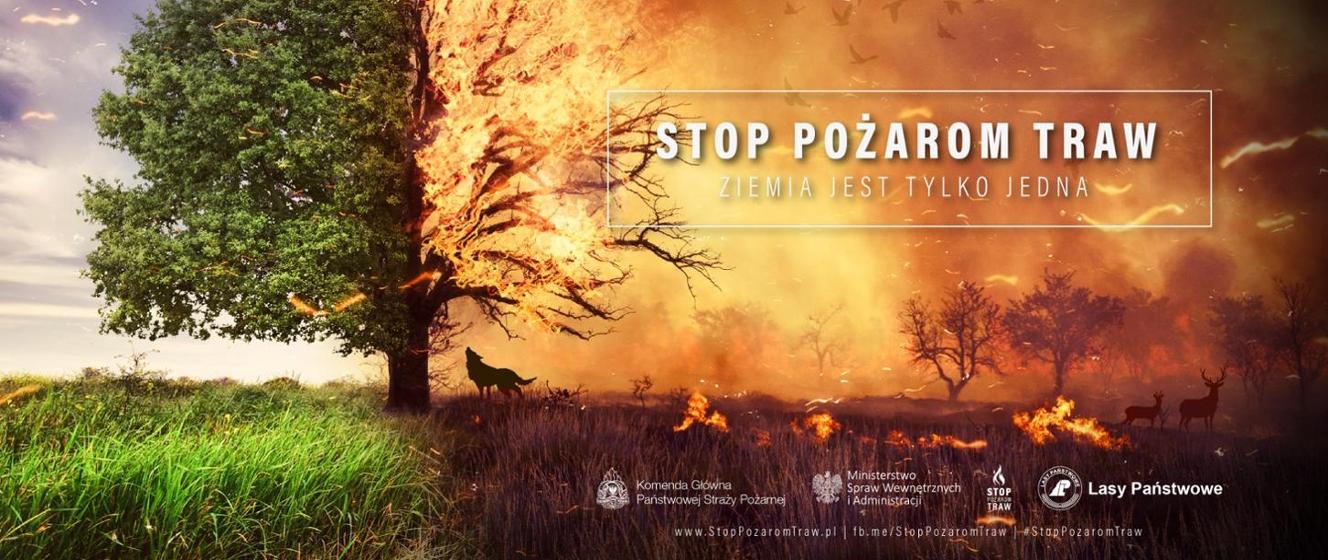„STOP POŻAROM TRAW”
