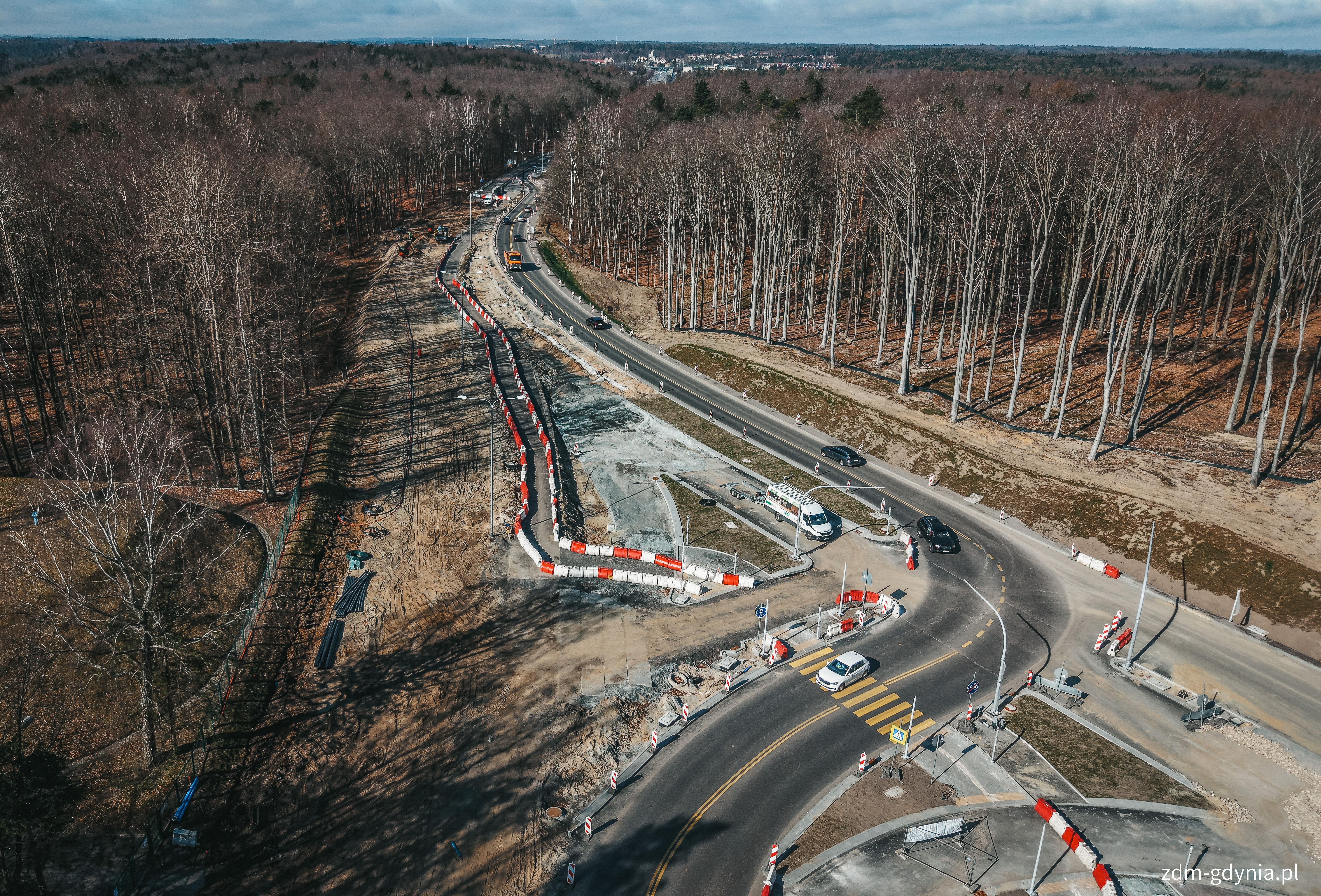 Trwają prace na budowie Obwodnicy Witomina