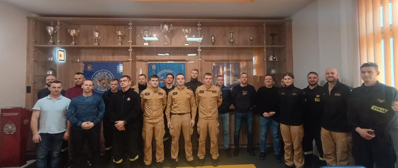 Zebranie członków Strażackiego Klubu Honorowych Dawców Krwi RP przy Komendzie Miejskiej Państwowej Straży Pożarnej w Gdyni.